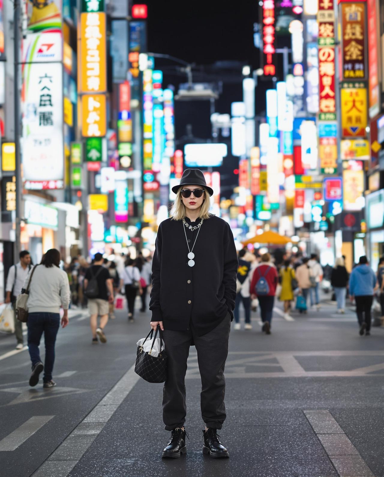 街拍偶遇某男星，私服品味被夸
